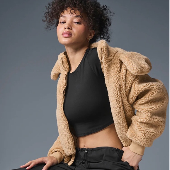 Alo Yoga - Foxy Sherpa Jacket - Size Small - Picture 1 of 7